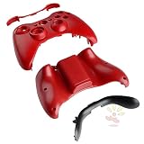 For Microsoft xBox 360 Controller Case Shell w/ Buttons, Red