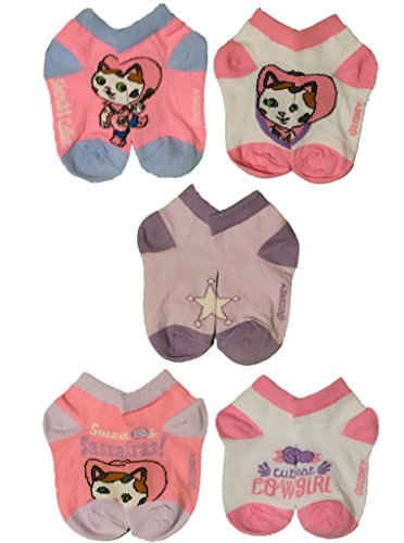 Disney Junior Sheriff Callie's Wild West 5pk Toddler Shortie Socks