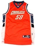 Charlotte Bobcats Reebok Emeka Okafor #50 Jersey Orange Youth (L)