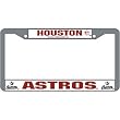 Houston Astros MLB Chrome License Plate Frame