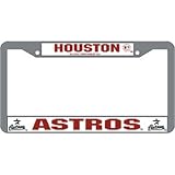 Houston Astros MLB Chrome License Plate Frame