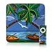 Island Paradise Design Apple TV Skin Decal Protective Sticker