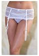 Bridal Lace Garter-Skirt (White;One Size)