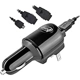 New-3-Way AC/DC/USB Rapid Charger With 'Try-Me' Packaging For LG - DE6912