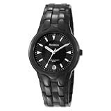 Armitron Mens 201897BKTI Black Stainless Steel Watch