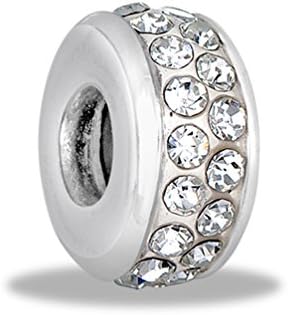 DaVinci Beads Clear 2 Row Crystal Stopper Jewelry DB109-5
