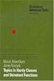 Topics in Hardy Classes and Univalent Functions (Birkhaeuser Advanced Texts / Basler Lehrbuecher)