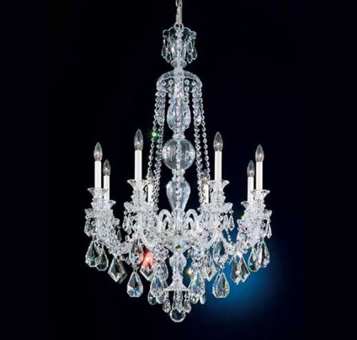  black Friday Schonbek Hamilton Silver Light ChandelierB002LU4SC8
