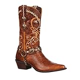 Durango Women's Crush 11-Inch Heart Concho Brown 6 M US