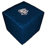 New Jersey Nets NBA Team Logo Cube Ottoman
