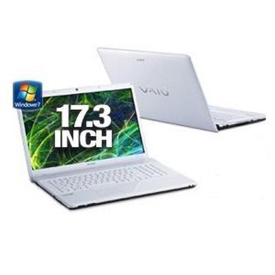 Sony VAIO(R) VPCEC25FX/WI E Series 17.3" Notebook PC - Matte White