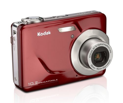 Kodak EasyShare C180 10.2MP Digital Camera with 3x Optical Zoom and 2.4 inch LCD - Red image