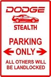DODGE STEALTH PARKING sign street car sport