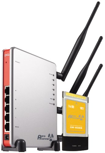 PLANEX 電波王 ハイパワーMIMO USB無線LANBBルータ BLW-HPMM-PK