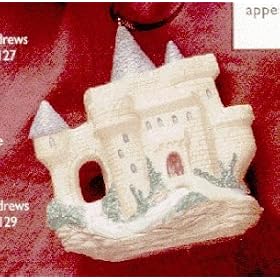 European Castle Tea Pot Showcase Ornament Invitation to Tea Collection 1995 Hallmark...