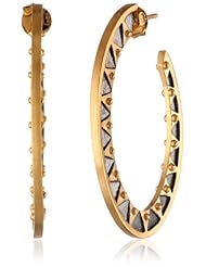 Satya Jewelry "Holiday Solstice" Auspicious Gift Hoop Earrings
