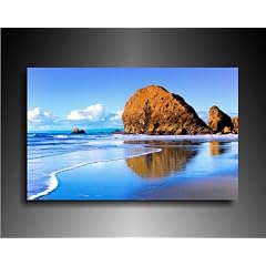 Kunstdruck Steine am Strand Bild 100x70cm k. Poster / Weitere Bilder - Wandbilder - Kunstdrucke - Foto auf Leinwand finden Sie bei Leinwandbilder org - Alle Bilder fertig gerahmt mit Keilrahmen. Afrika Tiere Bilder, Landschaften, Blumen, Pfanzen, Natur_Bilder