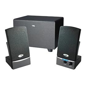 Click here to buy Cyber Acoustics CA-3001RB 2.1 Subwoofer Satellite System- Black.