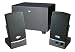 Cyber Acoustics CA-3001RB 2.1 Subwoofer/Satellite System- Black