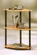 BEAUTIFUL NEW WOODEN SHELF 3 TIER CORNER RACK