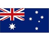 Drapeau 1,50 x 1,00m 100% polyester Australie avec 2 oeillets metallique