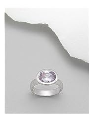 CZ Ring In 92.5 Sterling Silver