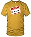 Hello, My Name is Amelia Fine Jersey T-Shirt, Gold, L