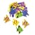 PACK OF APPROX 60 EVA FOAM FISH X67
