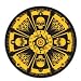 Yellow Skull Throwing Target Board