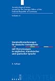 Standardformulierungen für deutsche Vertragstexte (Terminological S.): Mit Übersetzungen in englischer, französischer und spanischer Sprache (Terminological S.)