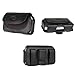 Leather Case Cover Sideways Horizontal Pouch Holster With Belt Clip and Magnetic Closure For ATT ZTE Z221 Z222 Z331