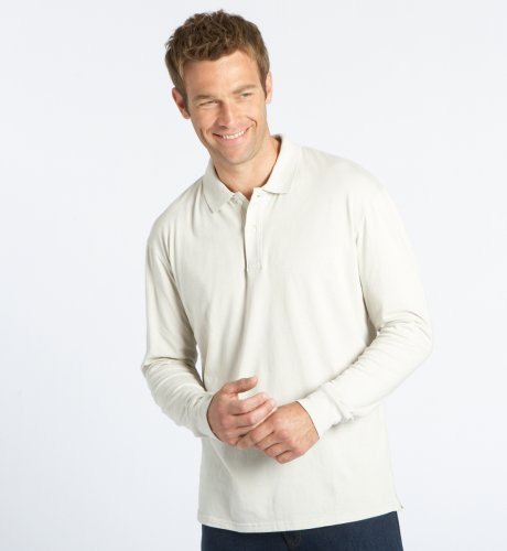 Big & Tall Blue Harbour Plain Long Sleeve Polo Shirt