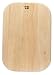 T&G Rectangular Chopping Board in Natural Hevea Wood, Medium