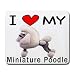 poodle8  - I Love My Miniature Poodle Mouse Pad