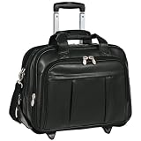 McKleinUSA Damen 80715 R Series Leather Detachable-Wheeled Laptop Case