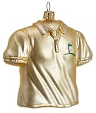 Ornaments To Remember Golf Shirt Hand-Blown Glass Ornament