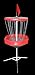 Mach Lite Disc Golf Target - Red