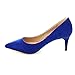 Mixx shuz MERIDA-02 Women's Clsoed Pointed Toe Fashion Mid Heel Work Pumps