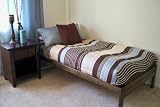 Santa Cruz Twin Bed - Rustic Walnut
