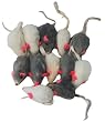 Rattling Fur Mice - 12 pack