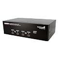 Startech.com Starview 4 Port DVI VGA Dual Monitor KVM Switch USB With Audio & USB 2.0 Hub - KVM / Au