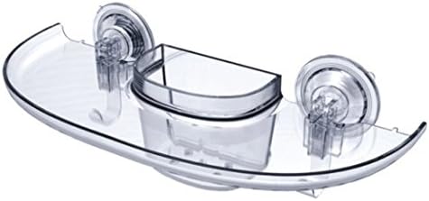 Comfort Zones Suction Cup Rack Multifunctional Kitchen Bathroom Shelf Sundries Storage Rack 340*145*115mm