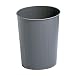 Wastebasket, Steel, Round, Firesafe, 23-1/2 Quart, 13 Dia. x14H , Charcoal SAF9604CH