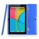 Dragon Touch® Y88X 7'' Quad Core Google Android 4.4 KitKat Tablet PC, Dual Camera, HD 1024x600 Multi-touch Screen, 8GB Nand Flash, Google Play & Zoodles Pre-load, 3D Game Supported (Advanced version of Y88)- Blue [By TabletExpress]
