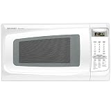 Sharp R-402JW 1-2/5-Cubic-Foot 1100-Watt Microwave, White