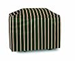Two Dogs Designs 53-Inch Extra-Long Grill Cover, Green Stripes