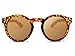Treehut Wooden Bamboo Sunglasses Temples Round Vintage Oversize Wood Sunglasses