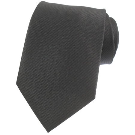 Buy NEW MENS SOLID BLACK TONE ON TONE NECKTIE TIE
