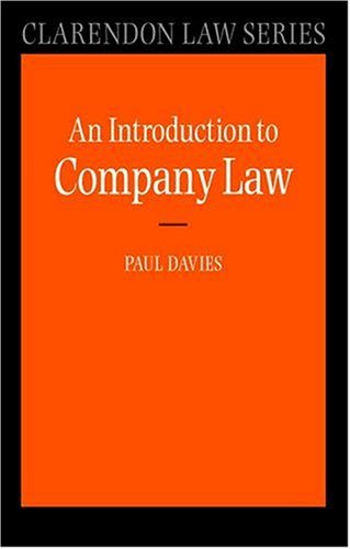 Introduction to Company Law (Clarendon Law Series)