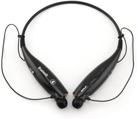HV-800 Universal Wireless Music Stereo Vibration Bluetooth Headset Earphone Headphone - Black